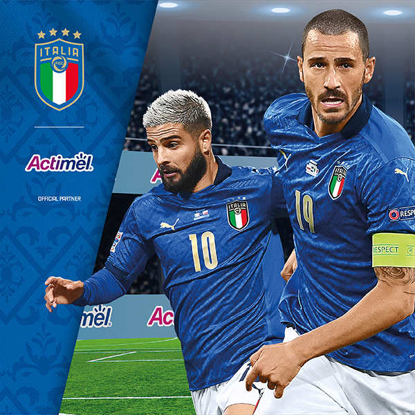ACTIMEL, DANETTE and FIGC: a winning team!
